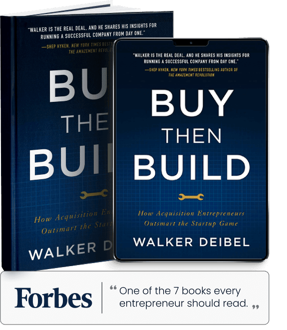 Buy Then Build Book