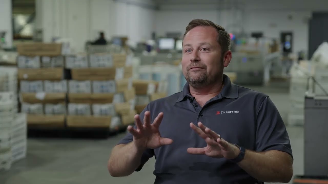 Evan Stewart on the Direct One production floor
